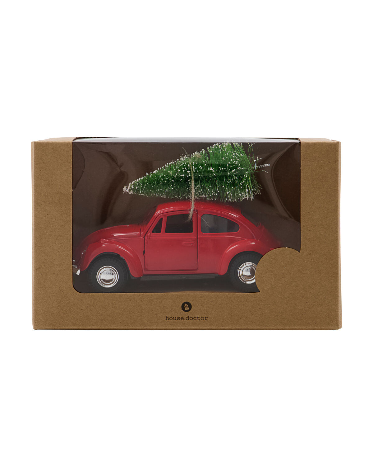 Dekoration, Xmas car in Rot präsentiert im Onlineshop von KAQTU Design AG. Weihnachtszubehör ist von House Doctor
