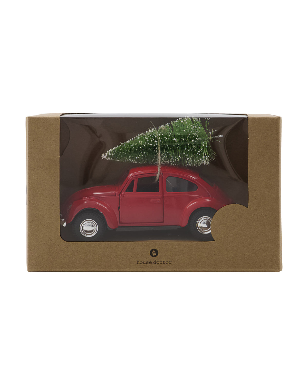 Dekoration, Xmas car in Rot präsentiert im Onlineshop von KAQTU Design AG. Weihnachtszubehör ist von House Doctor