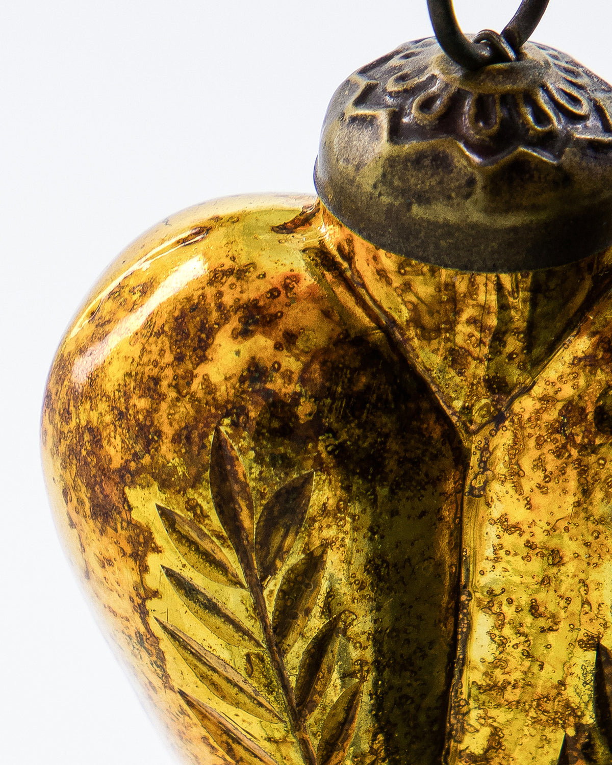 Ornamente, HDHeart and Star, Gold in Gold präsentiert im Onlineshop von KAQTU Design AG. Weihnachtszubehör ist von House Doctor