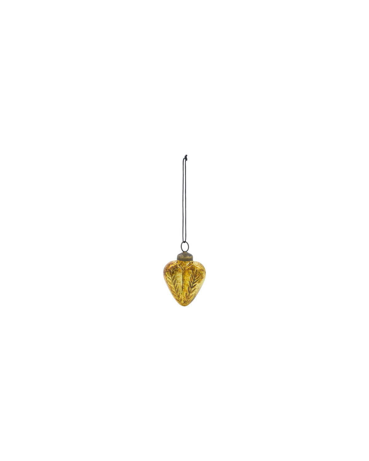 Ornamente, HDHeart and Star, Gold in Gold präsentiert im Onlineshop von KAQTU Design AG. Weihnachtszubehör ist von House Doctor