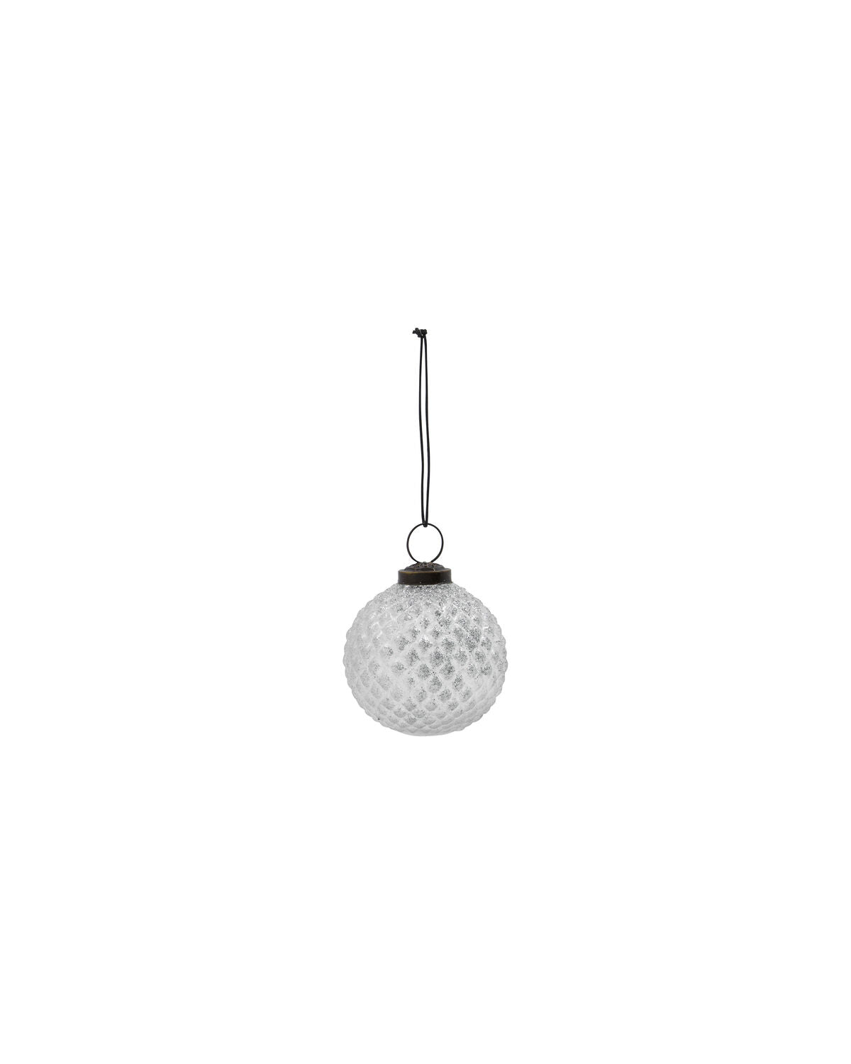 Ornamente, HDSnowi, Klar;Silber in Klar, Silber präsentiert im Onlineshop von KAQTU Design AG. Weihnachtszubehör ist von House Doctor