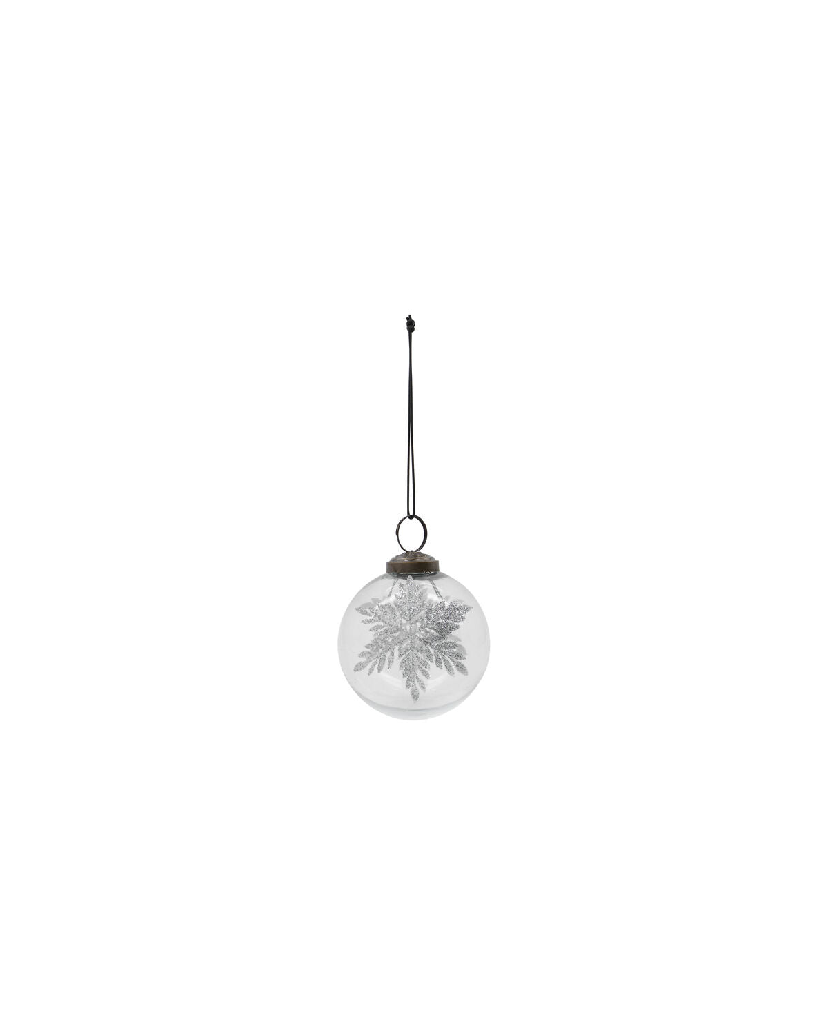 Ornamente, HDSnowi, Klar;Silber in Klar, Silber präsentiert im Onlineshop von KAQTU Design AG. Weihnachtszubehör ist von House Doctor