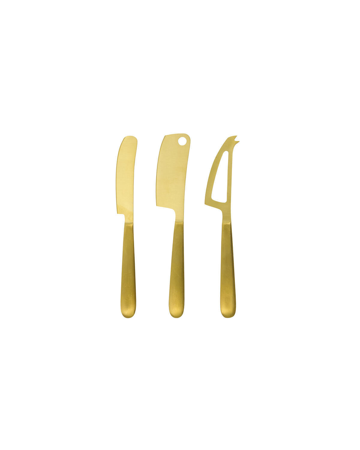 Käsemesser, HDCheese, Gold in Gold präsentiert im Onlineshop von KAQTU Design AG. Besteck ist von House Doctor