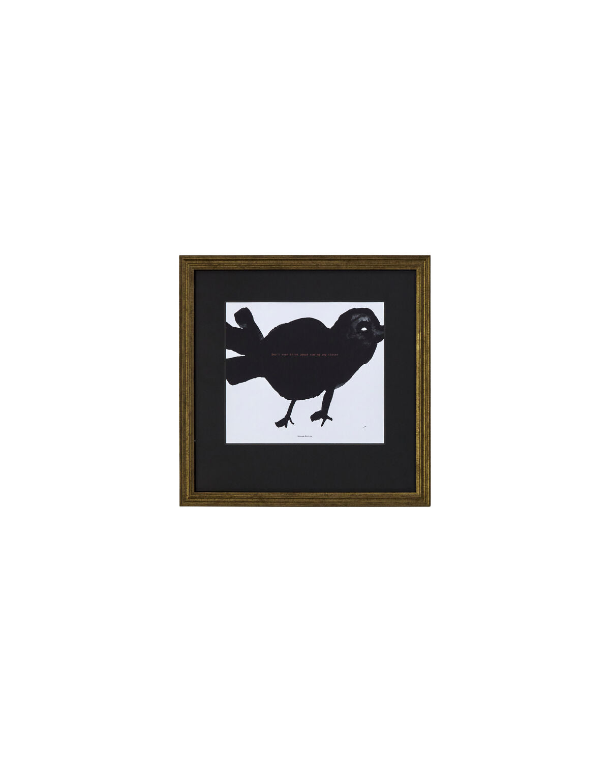 Wandobjekt, HDBird, Schwarz in Schwarz präsentiert im Onlineshop von KAQTU Design AG. Bild ist von House Doctor