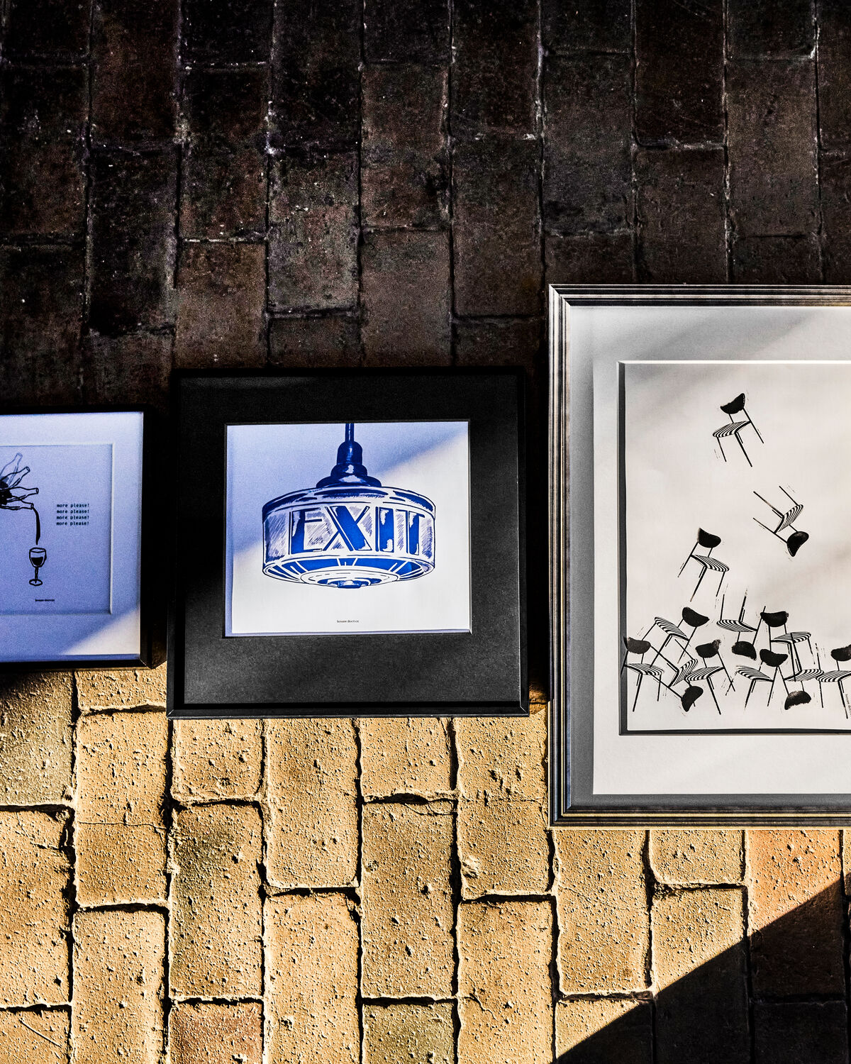 Wandobjekt, HDExit, Dunkelblau in Dunkelblau präsentiert im Onlineshop von KAQTU Design AG. Bild ist von House Doctor