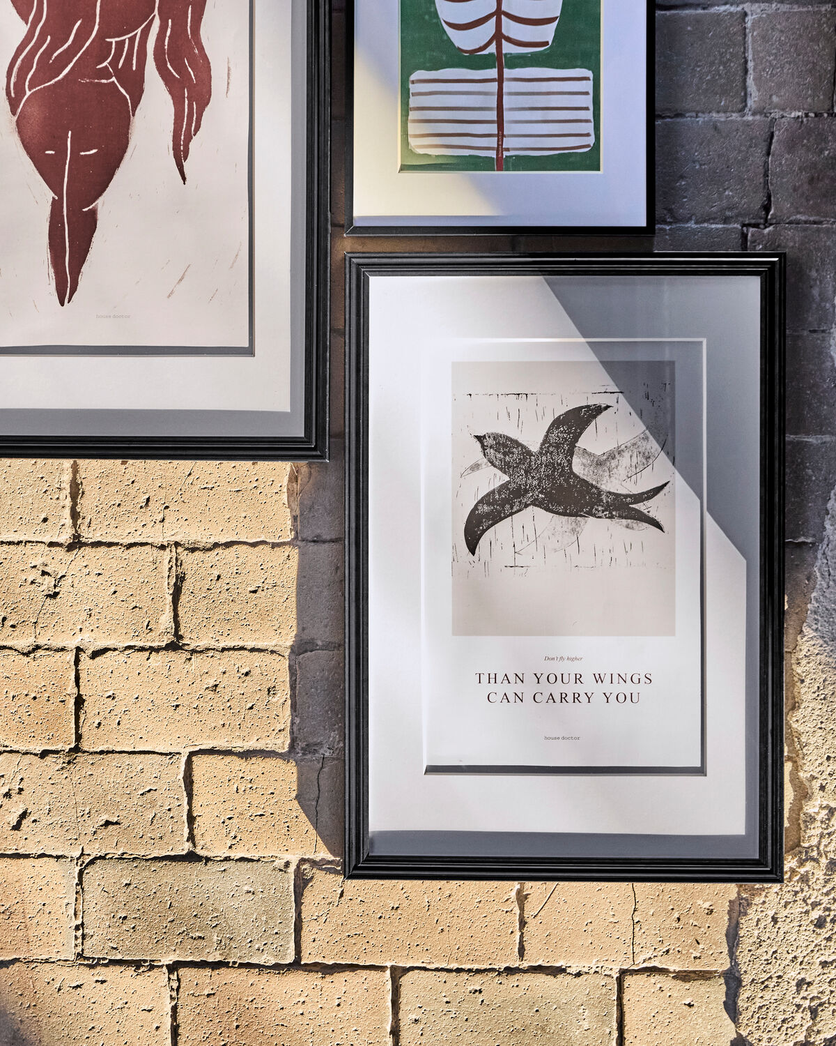 Wandobjekt, HDFly, Schwarz in Schwarz präsentiert im Onlineshop von KAQTU Design AG. Bild ist von House Doctor