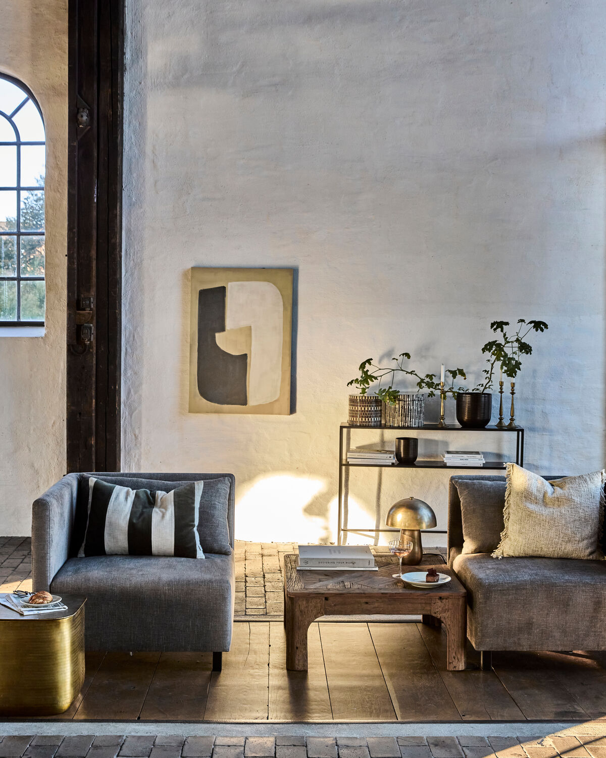 Wandobjekt, HDAct, Sand;Schwarz;Weiß in Sand, Schwarz, Weiß präsentiert im Onlineshop von KAQTU Design AG. Bild ist von House Doctor