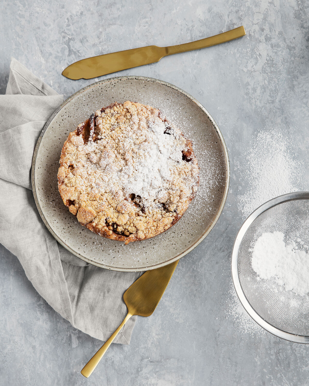 Kuchen-Set, Golden in Gold präsentiert im Onlineshop von KAQTU Design AG. Badzubehör ist von House Doctor