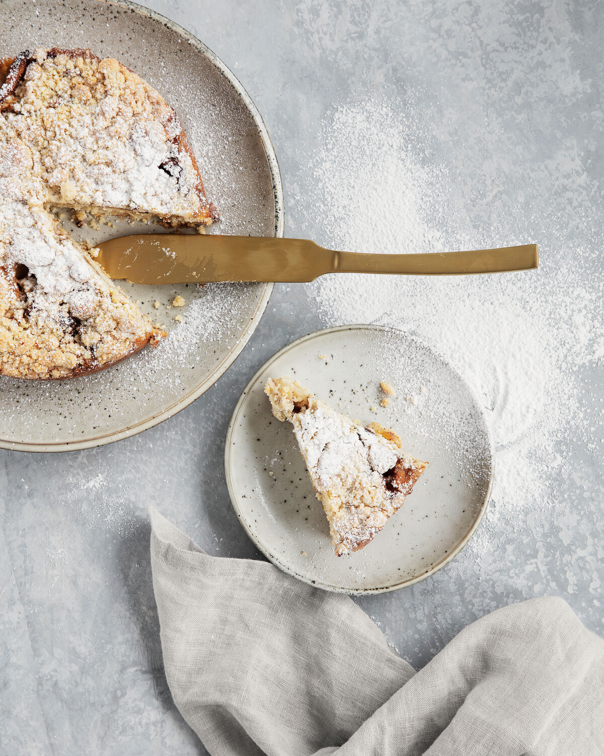 Kuchen-Set, Golden in Gold präsentiert im Onlineshop von KAQTU Design AG. Badzubehör ist von House Doctor