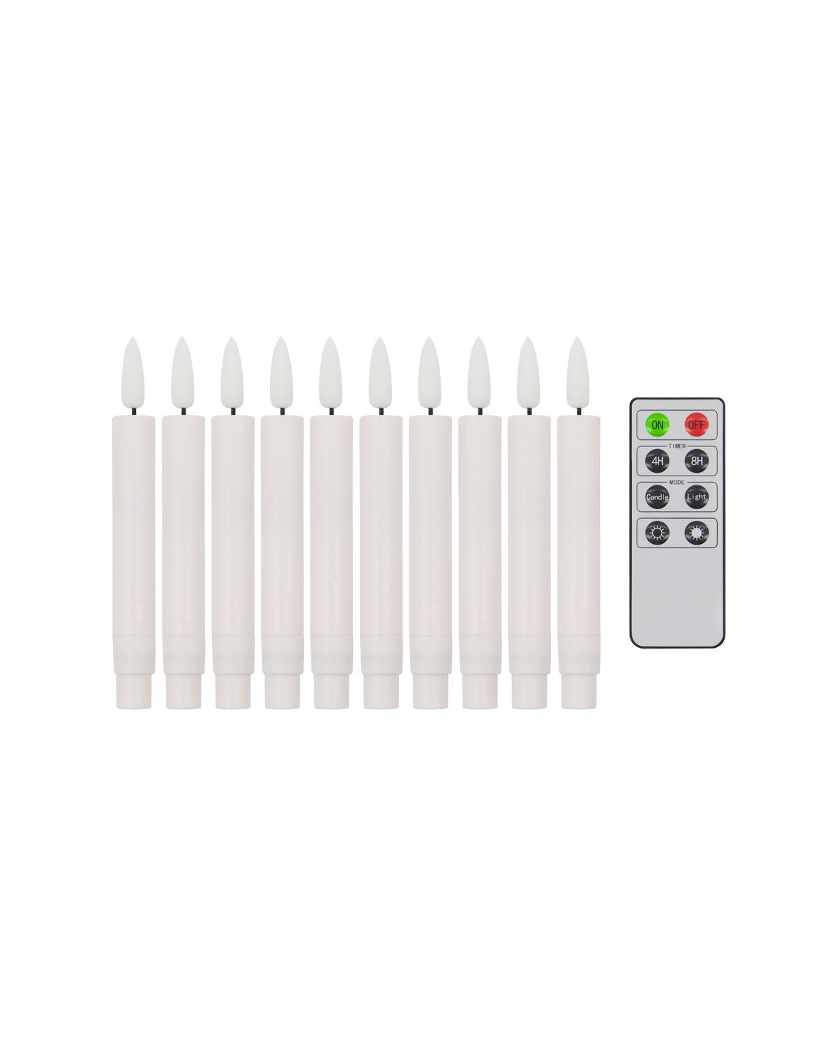 Weihnachtsbeleuchtung m. Fernbedienung, HDLED, Weiß in Weiß präsentiert im Onlineshop von KAQTU Design AG. Kerzen ist von House Doctor