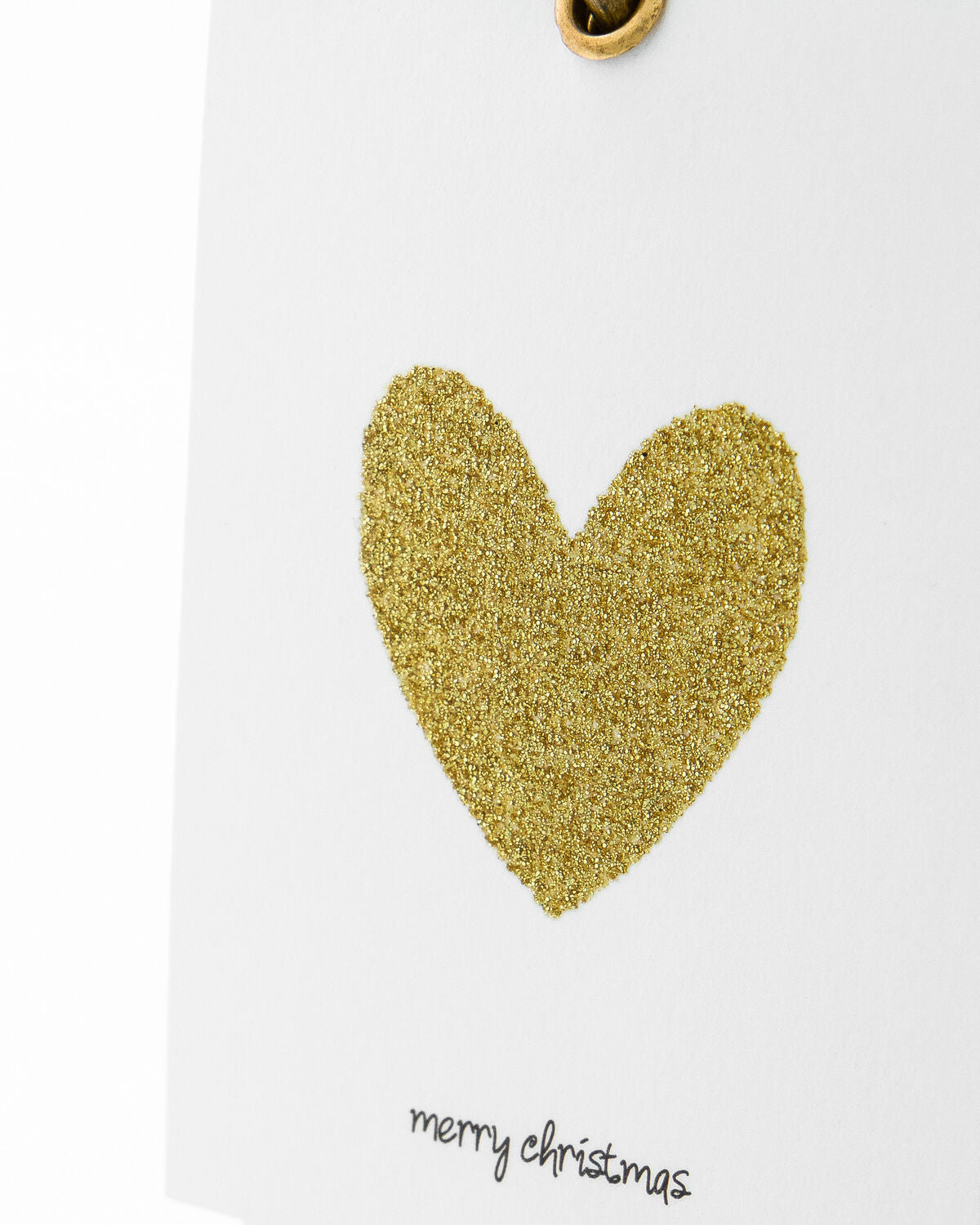 Geschenkanhänger, HDGlitr, Weiß;Gold in Weiß, Gold präsentiert im Onlineshop von KAQTU Design AG. Weihnachtsgeschenkpapier ist von House Doctor