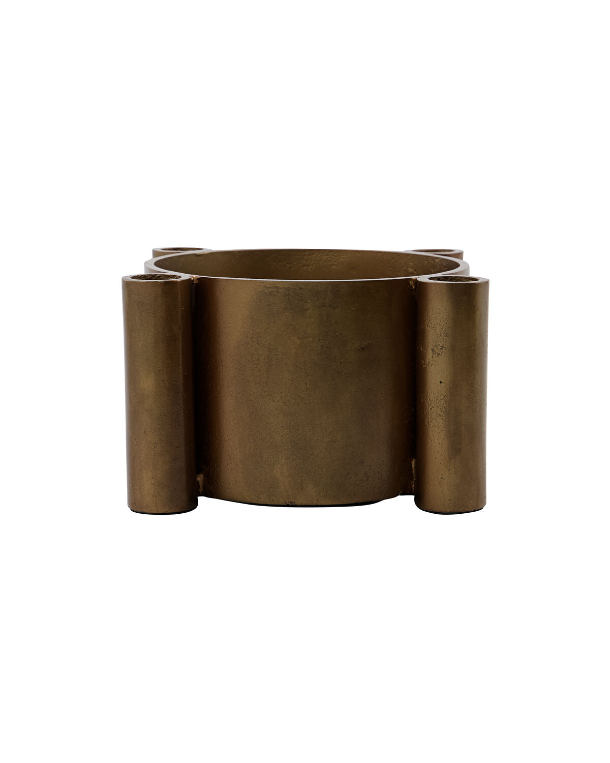 Kerzenständer, Four in Antikes Messing präsentiert im Onlineshop von KAQTU Design AG. Kerzenständer ist von House Doctor