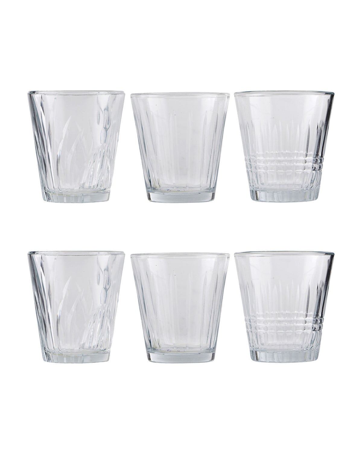 Klare Trinkgläser «Glas, Vintage» von House Doctor aus Glas in drei verschiedenen Designs
