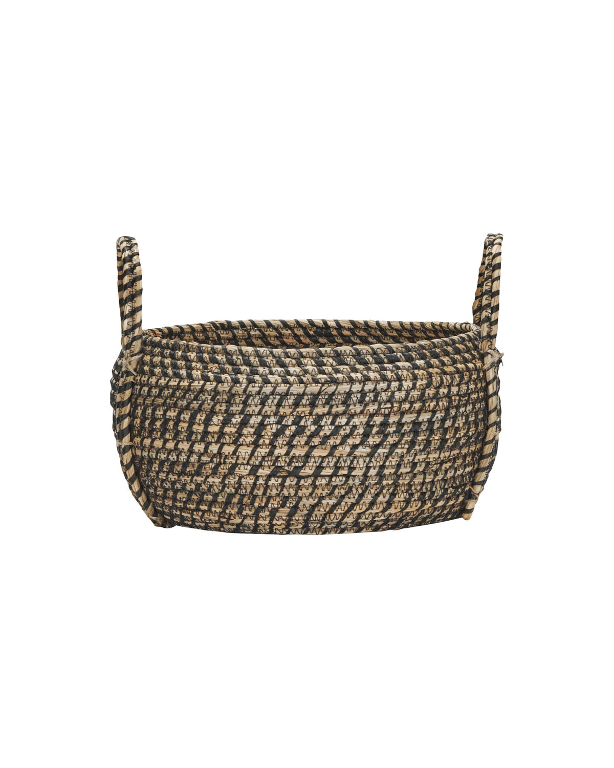 Aufbewahrungskorb, HDDistra, Schwarz / Natürlich in Schwarz / Natürlich präsentiert im Onlineshop von KAQTU Design AG. Aufbewährungskörbe ist von House Doctor