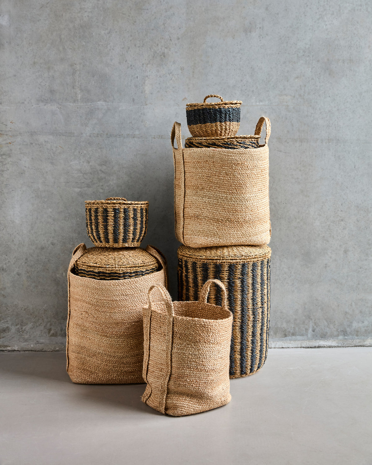 Aufbewahrungskorb, HDStella, Natur in Natur präsentiert im Onlineshop von KAQTU Design AG. Aufbewährungskörbe ist von House Doctor