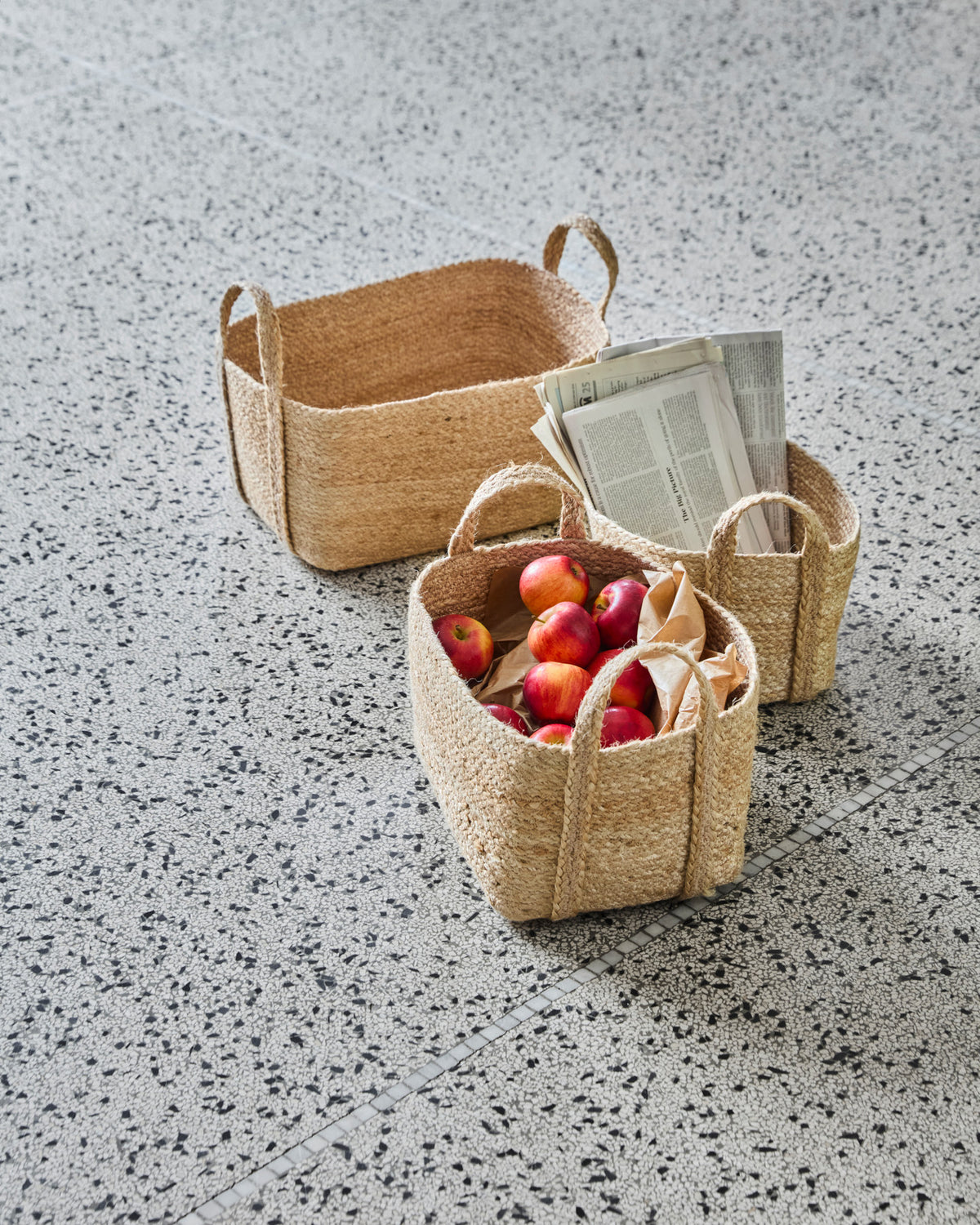 Aufbewahrungskorb, HDStella, Natur in Natur präsentiert im Onlineshop von KAQTU Design AG. Aufbewährungskörbe ist von House Doctor