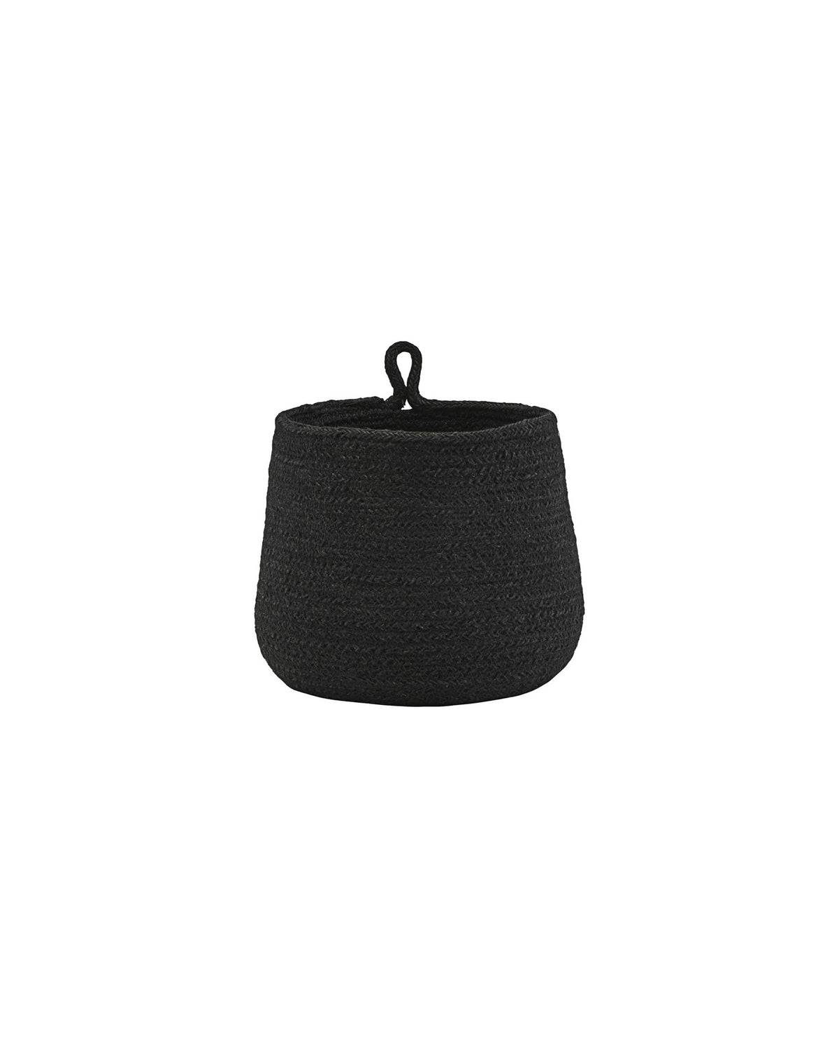 Korb, Hang in Schwarz präsentiert im Onlineshop von KAQTU Design AG. Aufbewahrungskorb ist von House Doctor