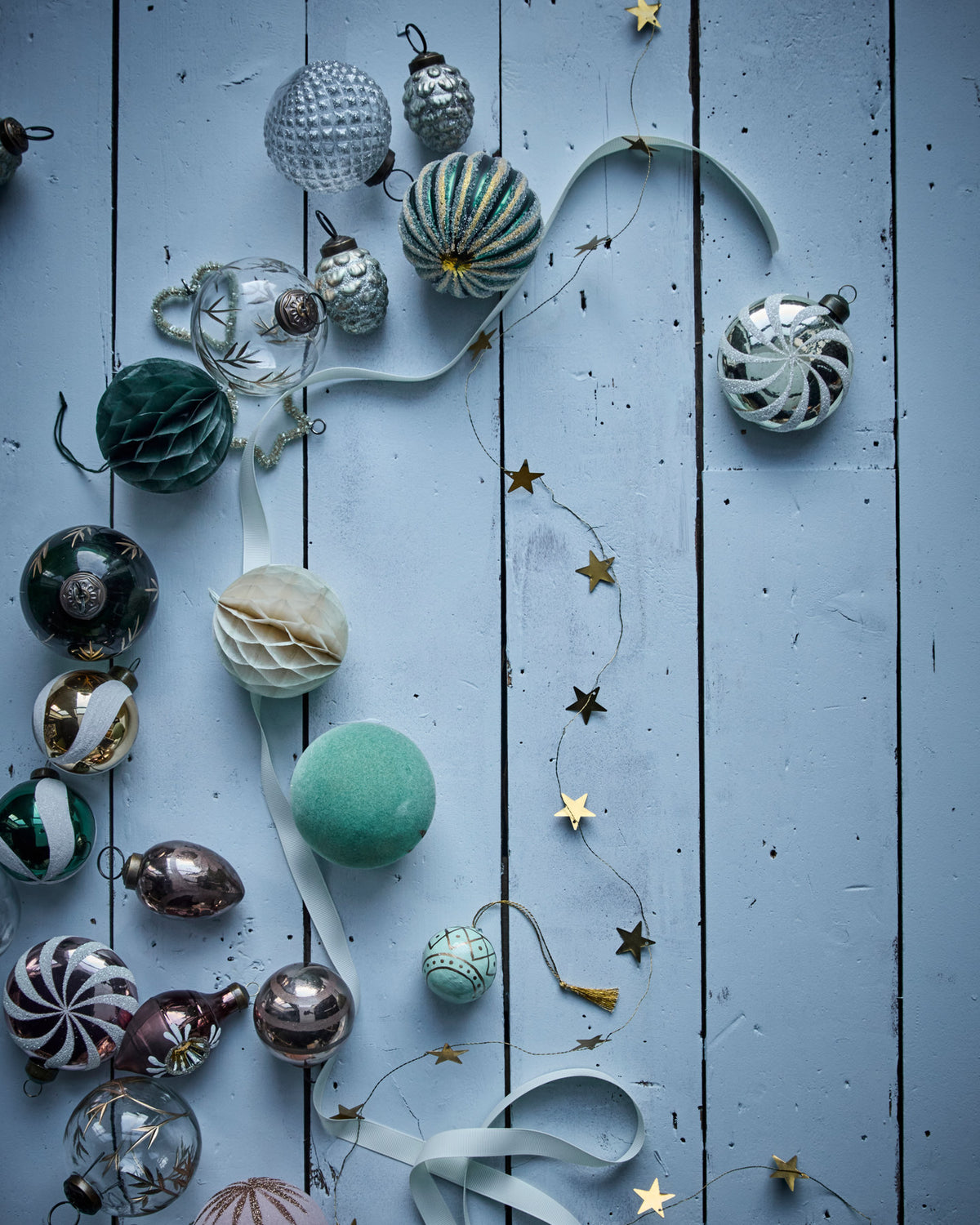 Girlande, HDStars, Antikes Messing-Finish in Antikes Messing-Finish präsentiert im Onlineshop von KAQTU Design AG. Weihnachtszubehör ist von House Doctor