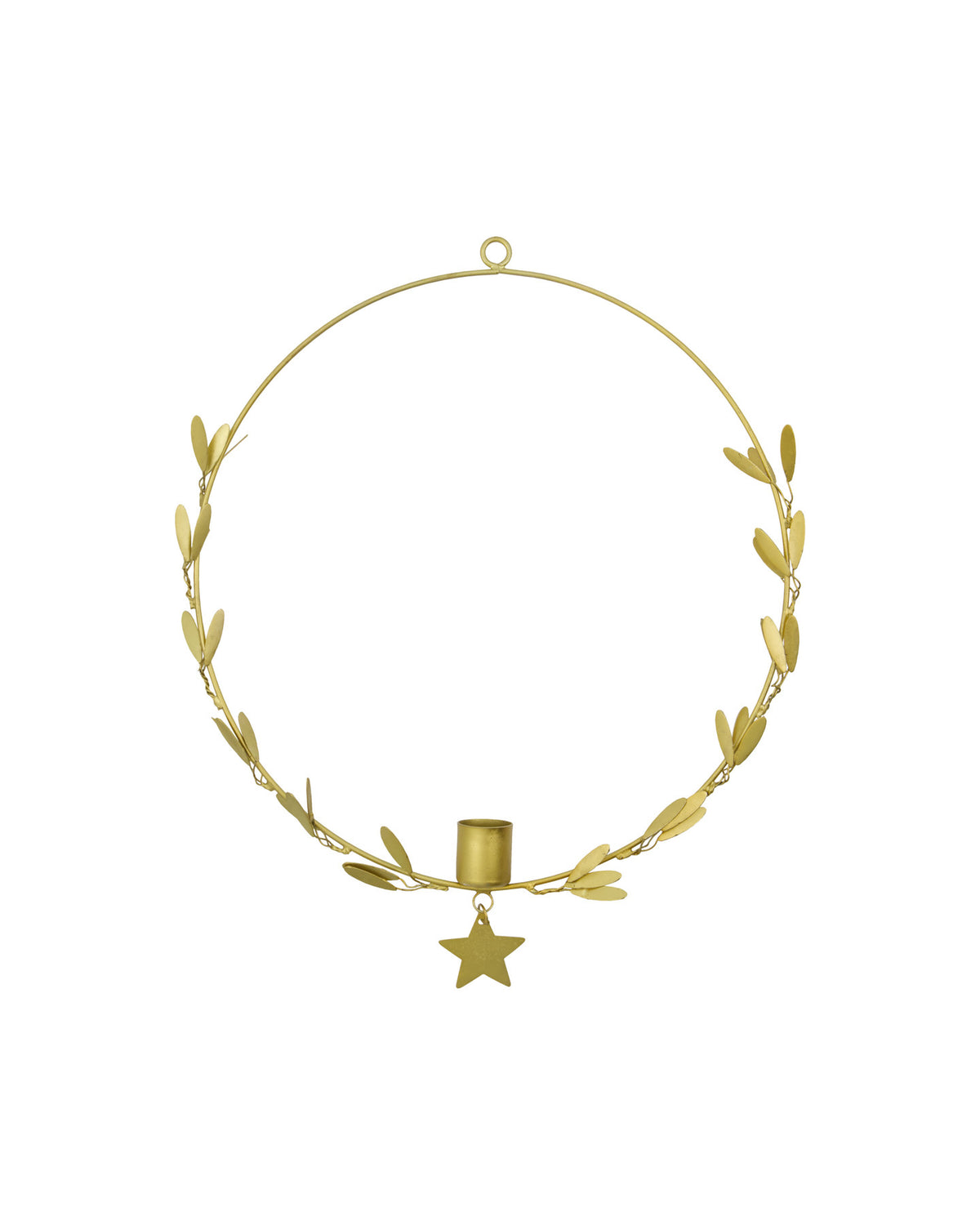 Kerzenständer, HDMistel, Messing-finish in Messing-finish präsentiert im Onlineshop von KAQTU Design AG. Kerzenständer ist von House Doctor