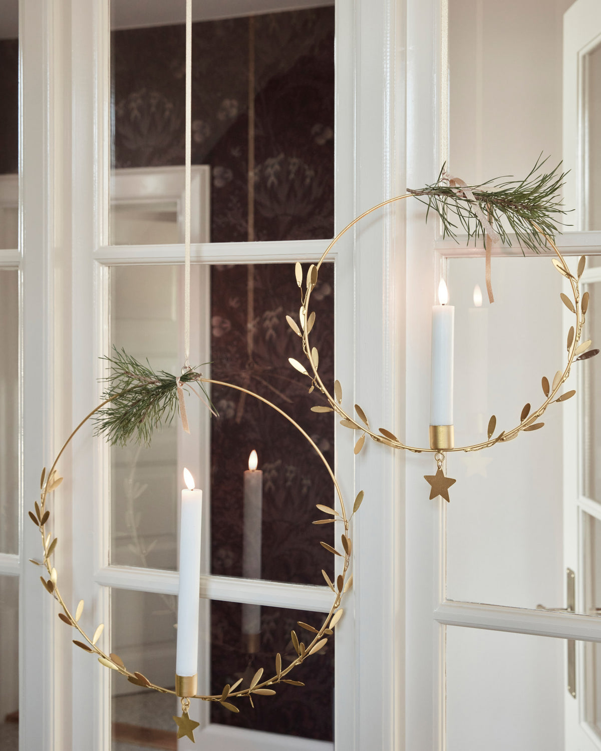 Kerzenständer, HDMistel, Messing-finish in Messing-finish präsentiert im Onlineshop von KAQTU Design AG. Kerzenständer ist von House Doctor