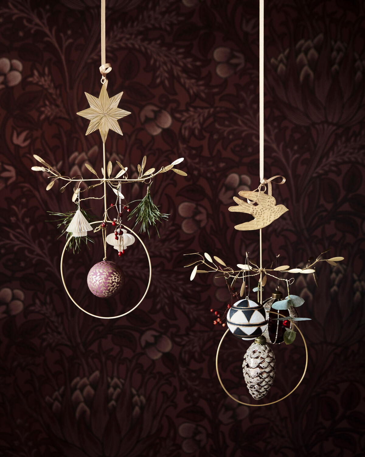 Mobile, HDBird, Messing-finish in Messing-finish präsentiert im Onlineshop von KAQTU Design AG. Weihnachtszubehör ist von House Doctor