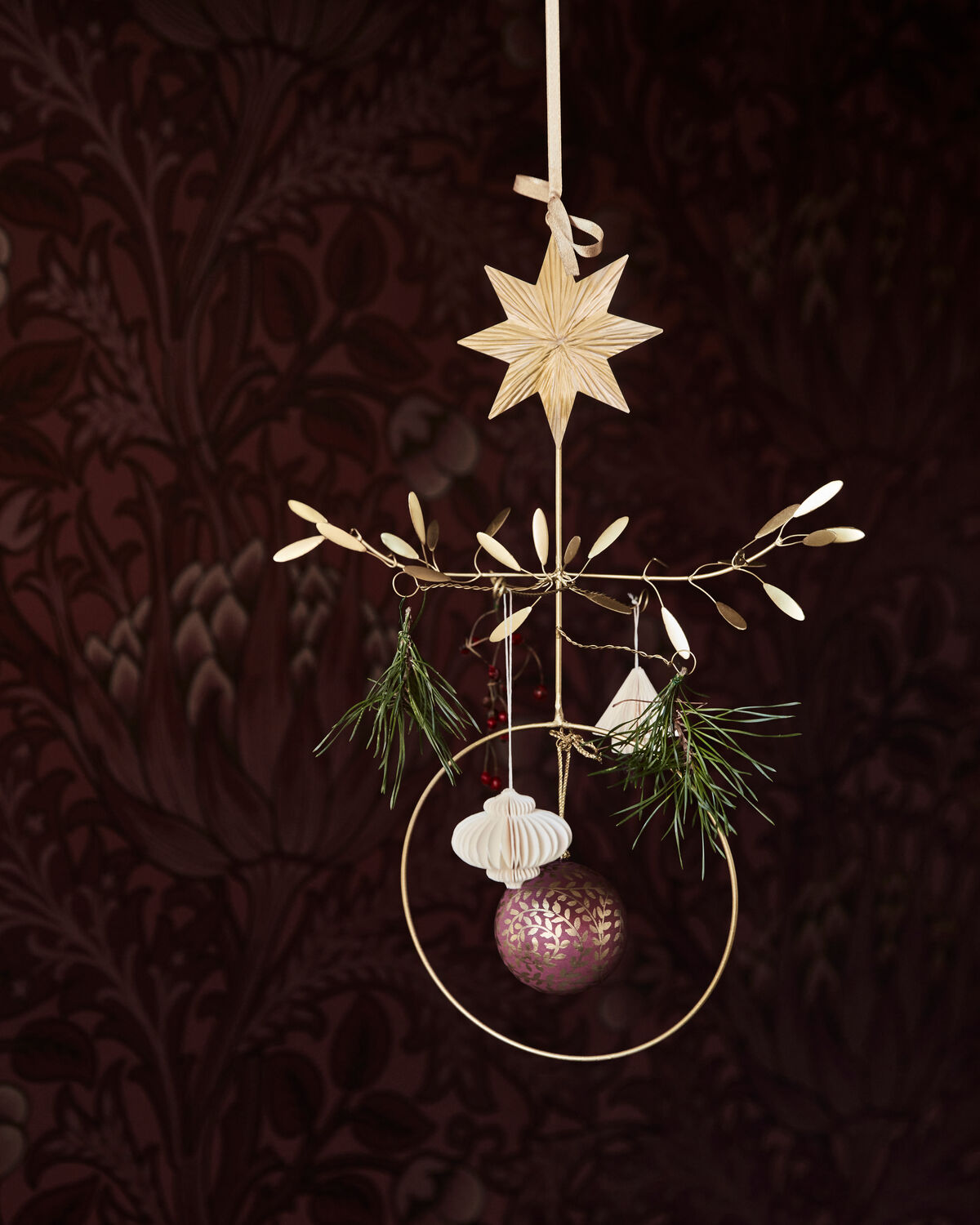 Mobile, HDStar, Messing-finish in Messing-finish präsentiert im Onlineshop von KAQTU Design AG. Weihnachtszubehör ist von House Doctor