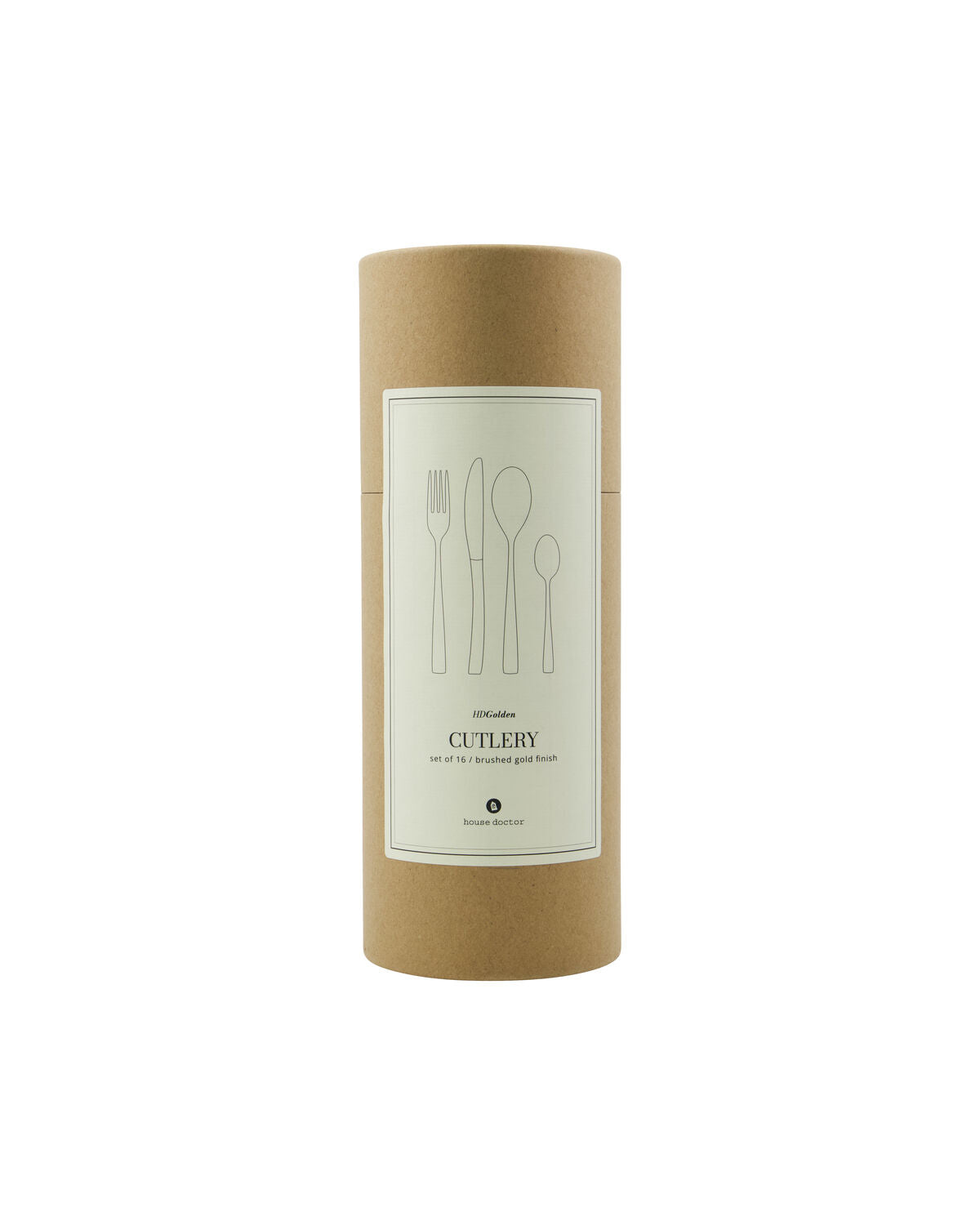 Besteckset, HDGolden, Gold in Gold präsentiert im Onlineshop von KAQTU Design AG. Besteck ist von House Doctor