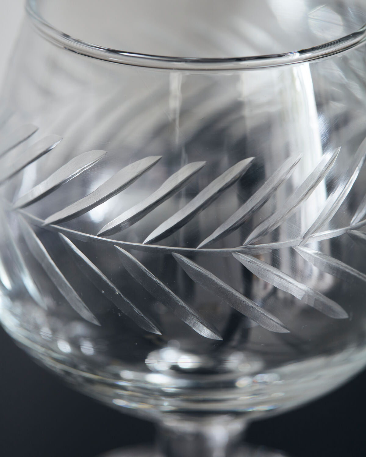 Cognacglas, Crys in Klar präsentiert im Onlineshop von KAQTU Design AG. Glas ist von House Doctor
