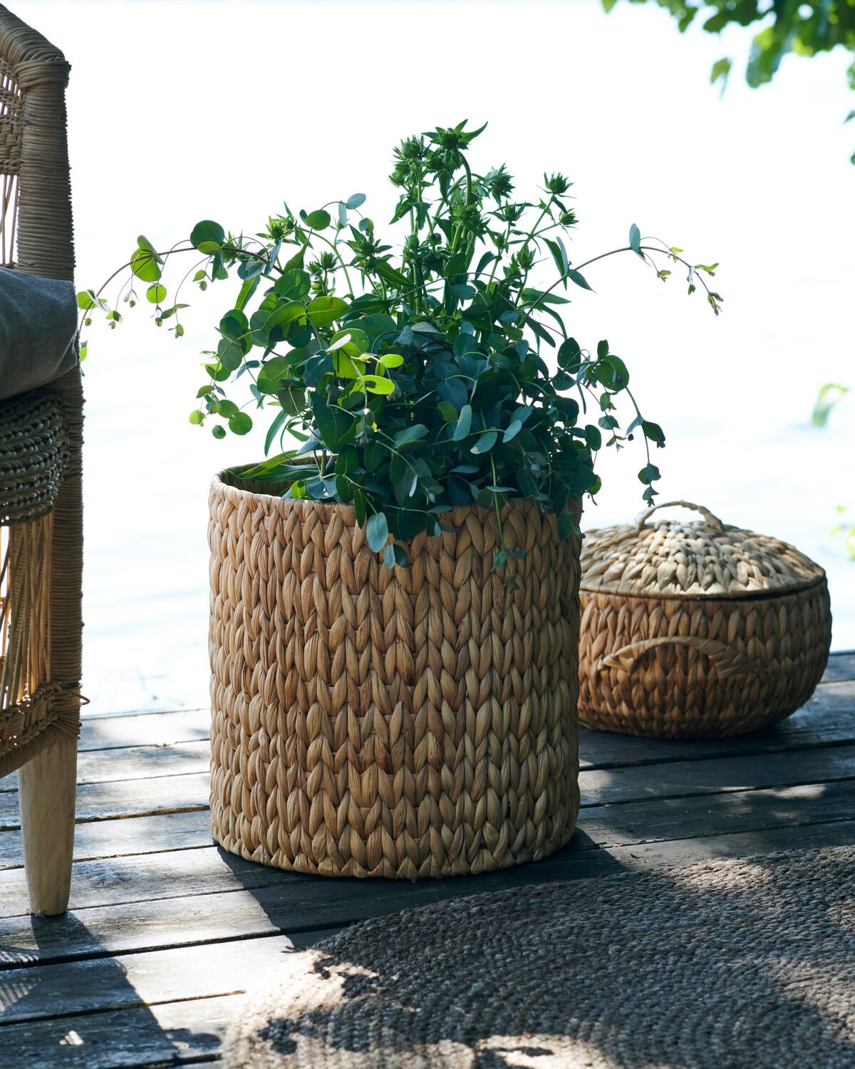 Aufbewahrungskorb Roun in Natur präsentiert im Onlineshop von KAQTU Design AG. Aufbewahrungskorb ist von House Doctor