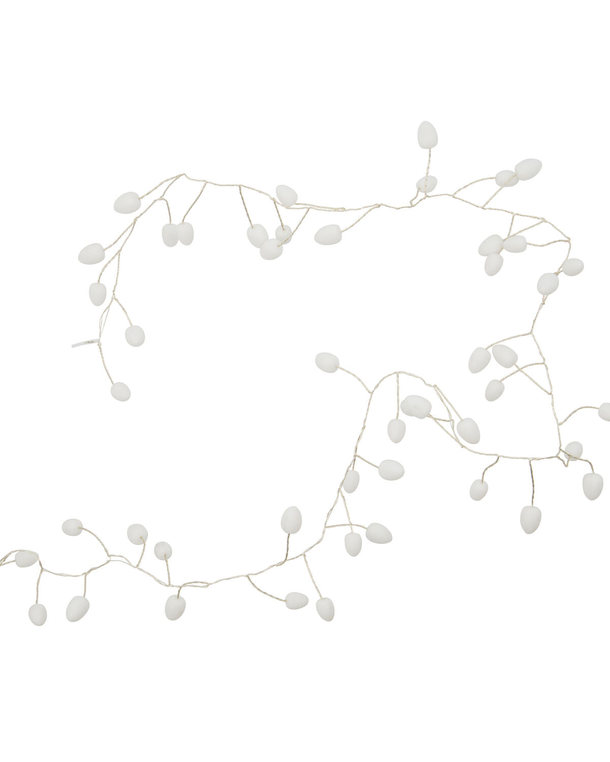 Lichterkette, HDCher, Weiß;Silber in Weiß, Silber präsentiert im Onlineshop von KAQTU Design AG. Weihnachtszubehör ist von House Doctor