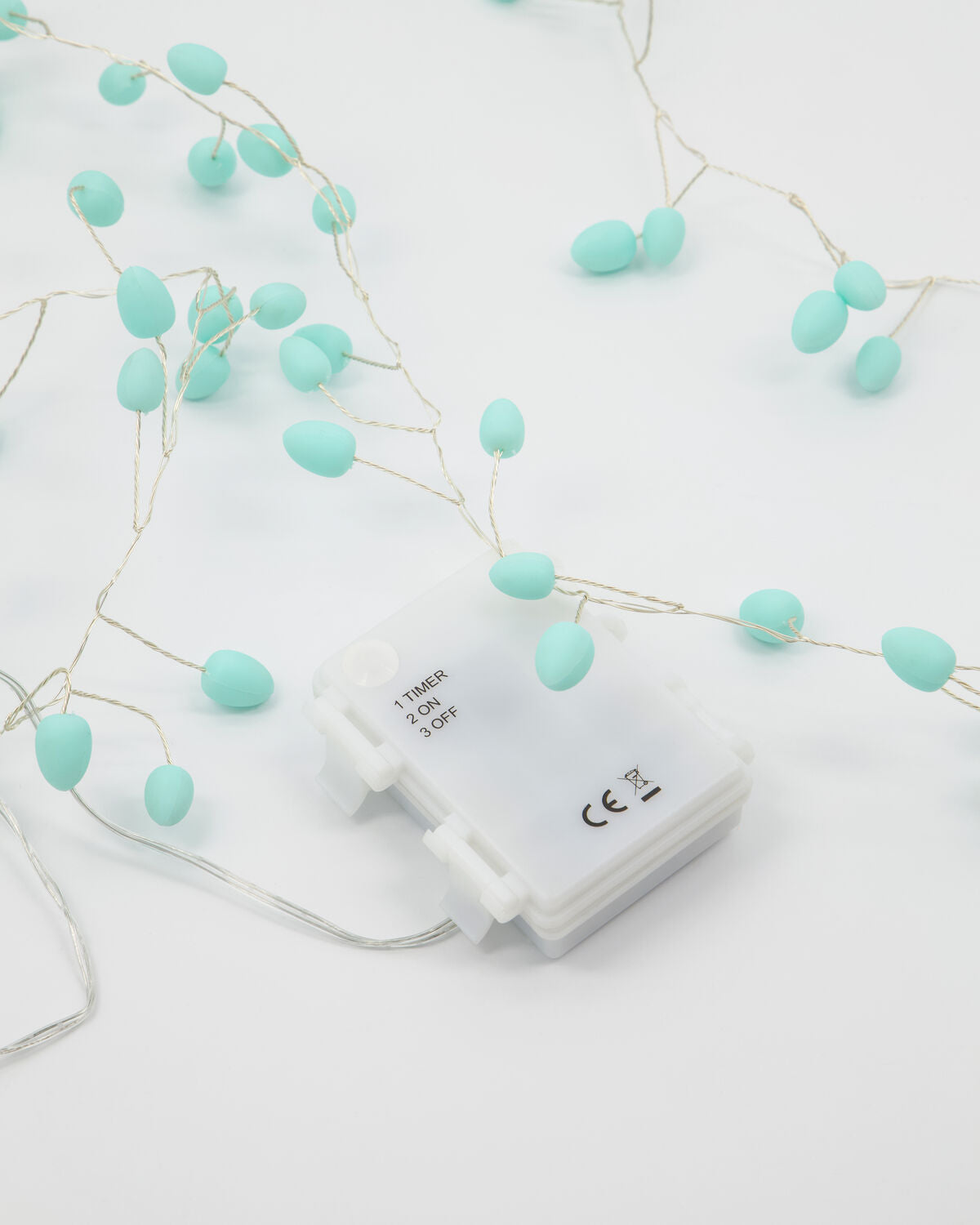 Lichterkette, HDCher, Türkis;Silber in Türkis, Silber präsentiert im Onlineshop von KAQTU Design AG. Weihnachtszubehör ist von House Doctor