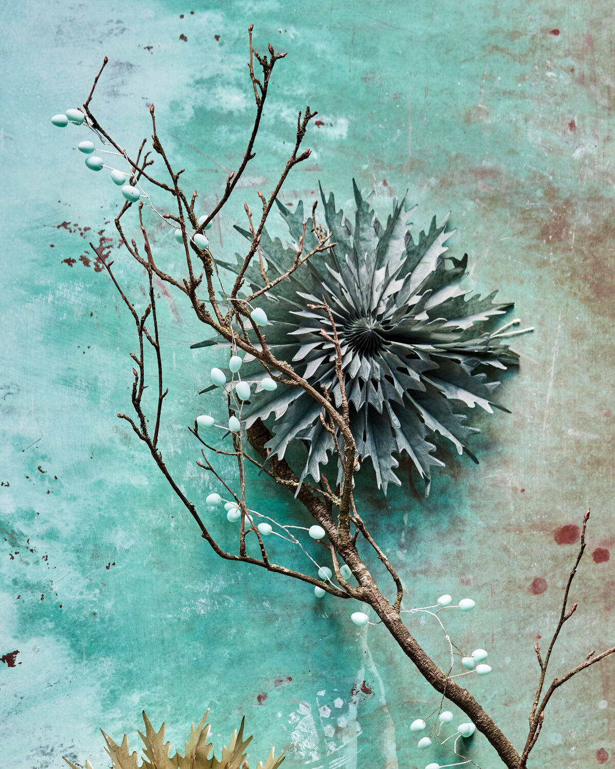 Lichterkette, HDCher, Türkis;Silber in Türkis, Silber präsentiert im Onlineshop von KAQTU Design AG. Weihnachtszubehör ist von House Doctor