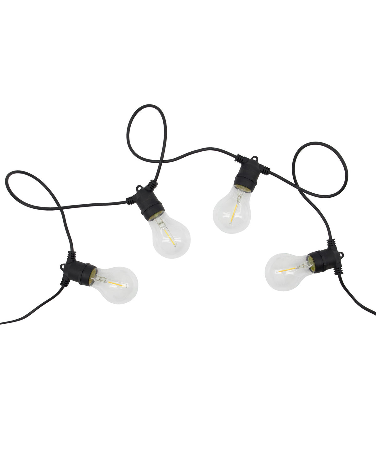 Lichterkette, HDLight, Schwarz in Schwarz präsentiert im Onlineshop von KAQTU Design AG. Lampenkette ist von House Doctor