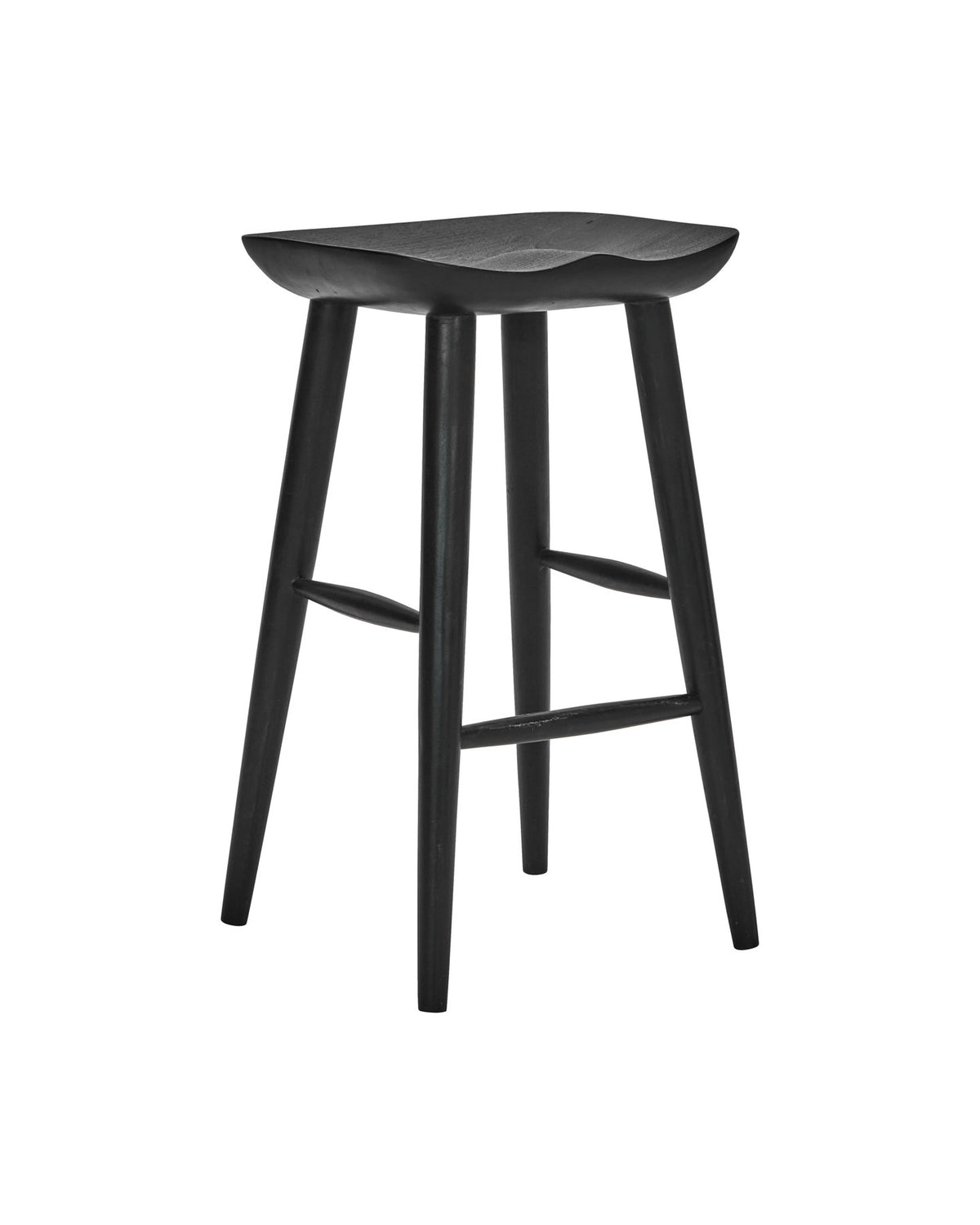 Hocker, HDBar, Schwarz in Schwarz präsentiert im Onlineshop von KAQTU Design AG. Barhocker ist von House Doctor