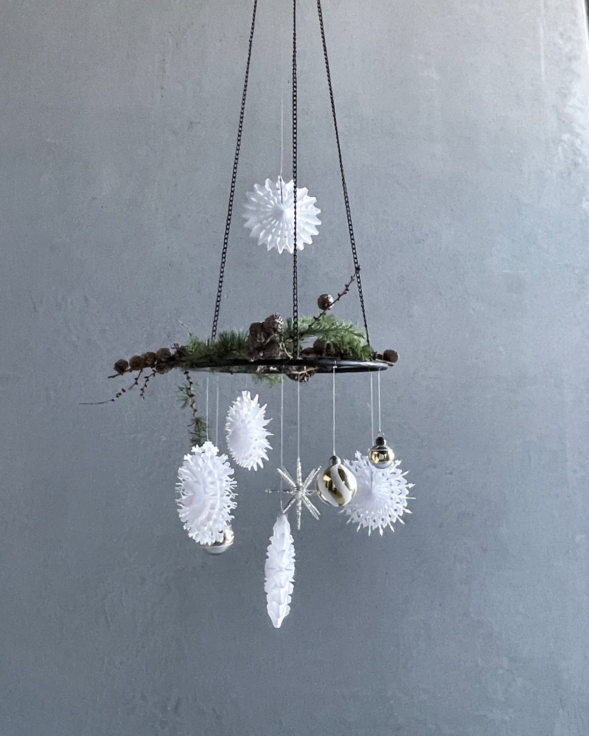 HDFold, Weiß in Weiß präsentiert im Onlineshop von KAQTU Design AG. Weihnachtszubehör ist von House Doctor
