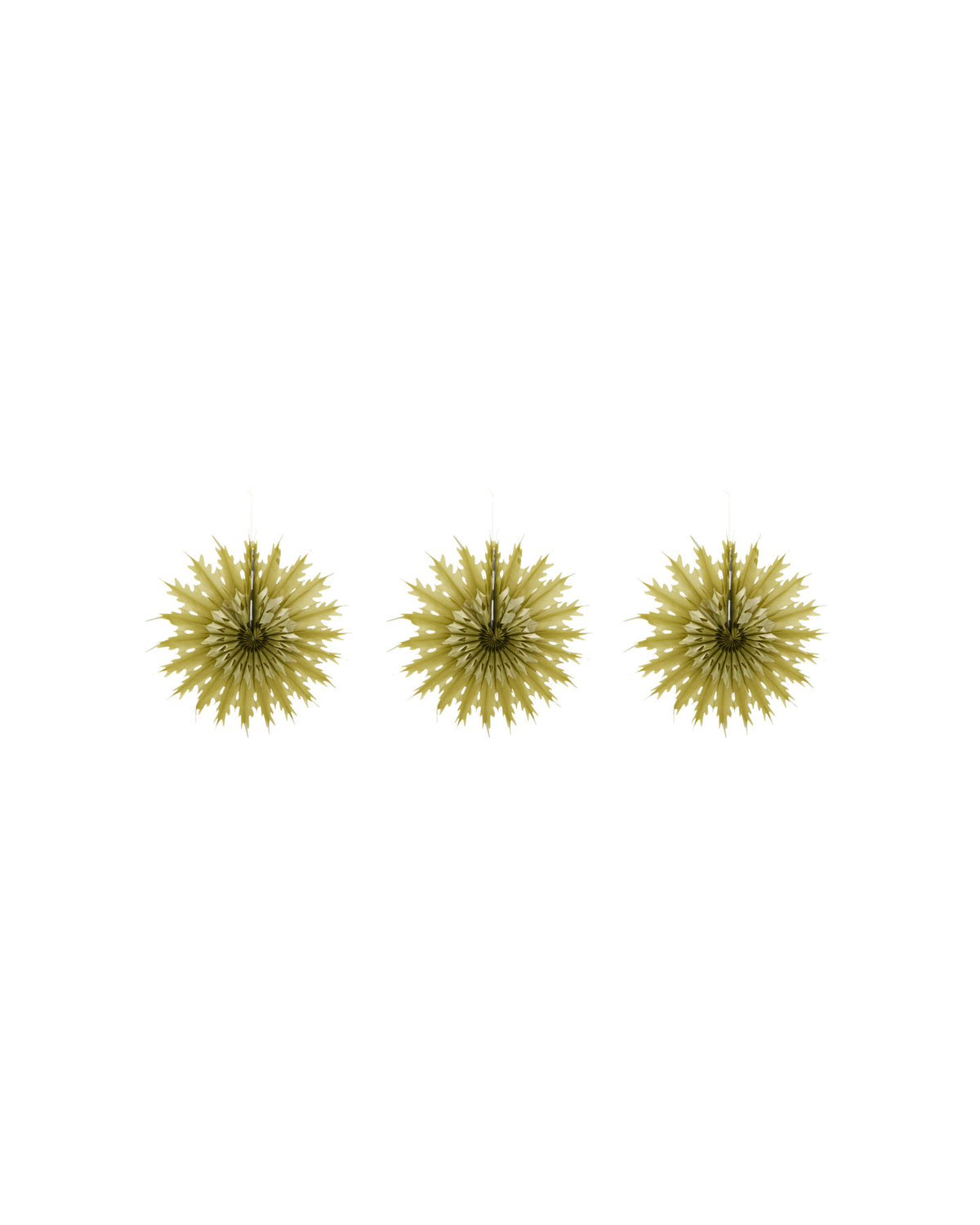 Papierfächer, HDFold, Gold in Gold präsentiert im Onlineshop von KAQTU Design AG. Weihnachtszubehör ist von House Doctor