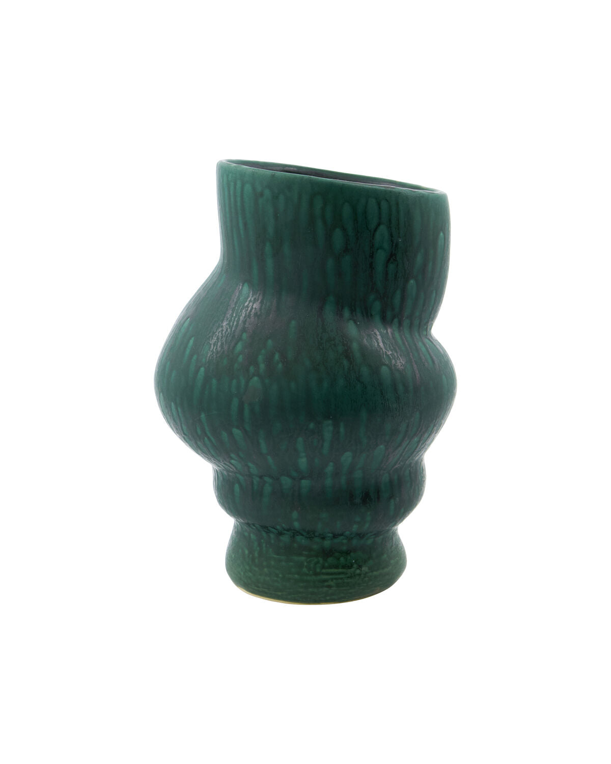 Vase, HDDisc, Grün in Grün präsentiert im Onlineshop von KAQTU Design AG. Vase ist von House Doctor