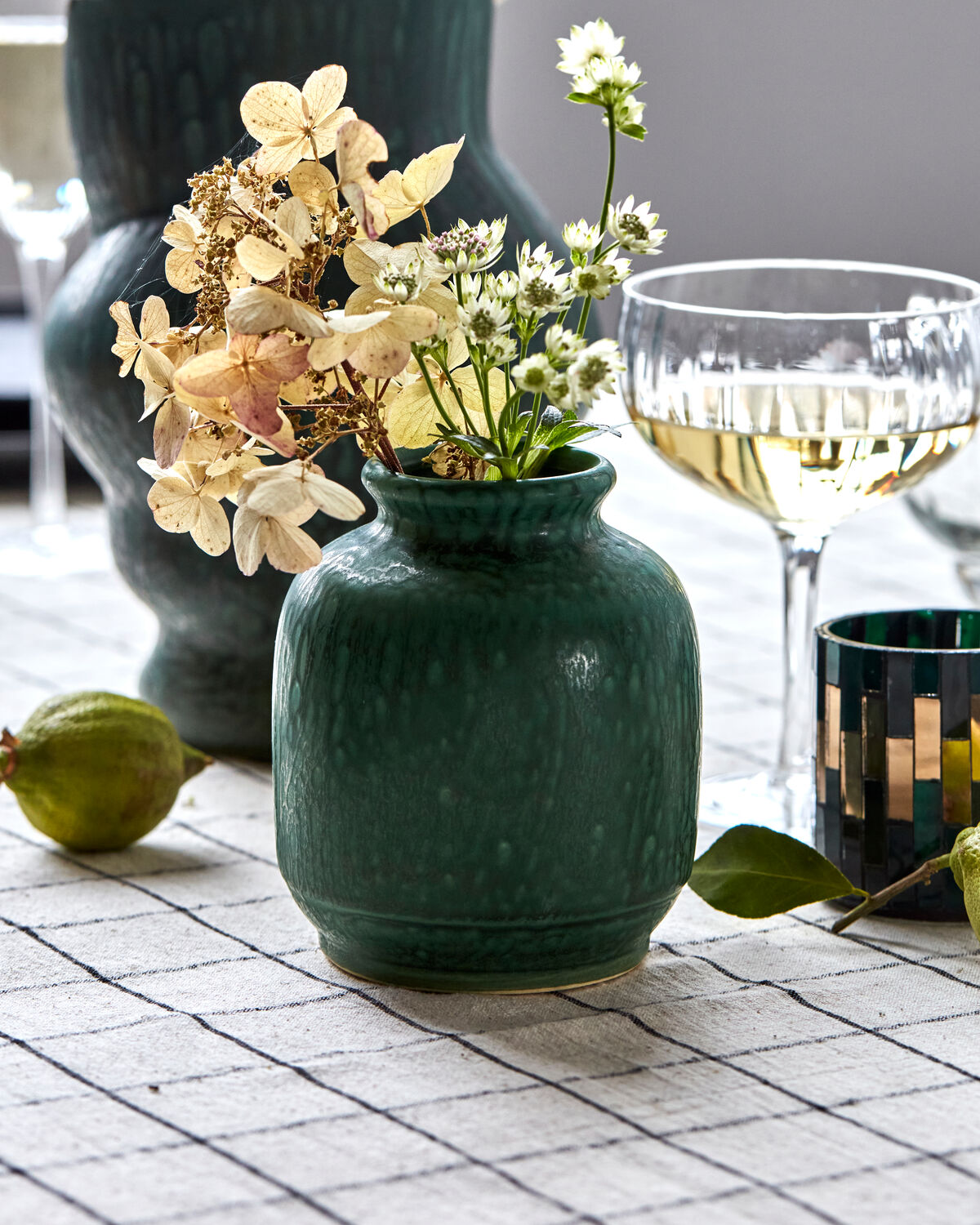 Vase, HDCasa, Grün in Grün präsentiert im Onlineshop von KAQTU Design AG. Vase ist von House Doctor