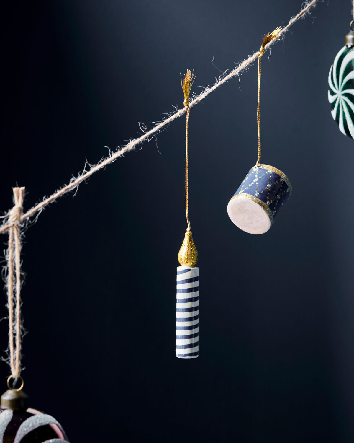 Ornamente, HDCandle, Grün;Rose;Blau in Grün, Rose, Blau präsentiert im Onlineshop von KAQTU Design AG. Weihnachtszubehör ist von House Doctor