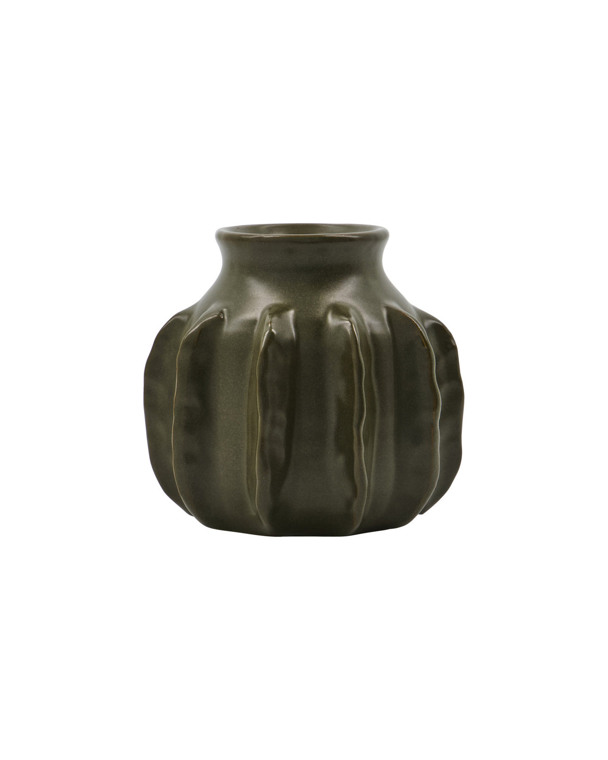 Vase, HDCactus, Dunkelgrün in Dunkelgrün präsentiert im Onlineshop von KAQTU Design AG. Vase ist von House Doctor