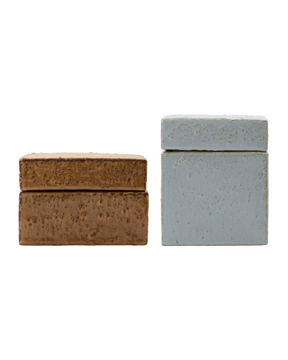 Aufbewahrungsschachteln, HDTreasure, Braun,Hellblau in Braun, Hellblau präsentiert im Onlineshop von KAQTU Design AG. Aufbewahrungskisten ist von House Doctor