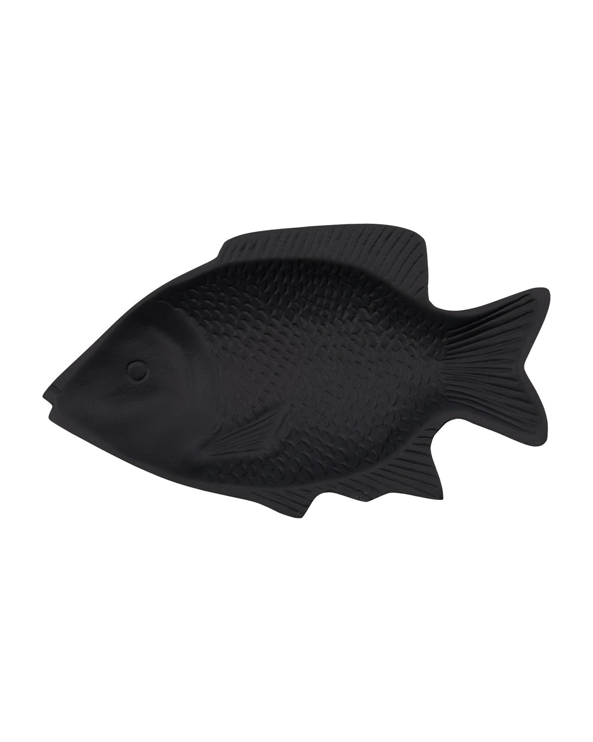 Wandobjekt, HDFish, Schwarz in Schwarz präsentiert im Onlineshop von KAQTU Design AG. Wanddeko ist von House Doctor