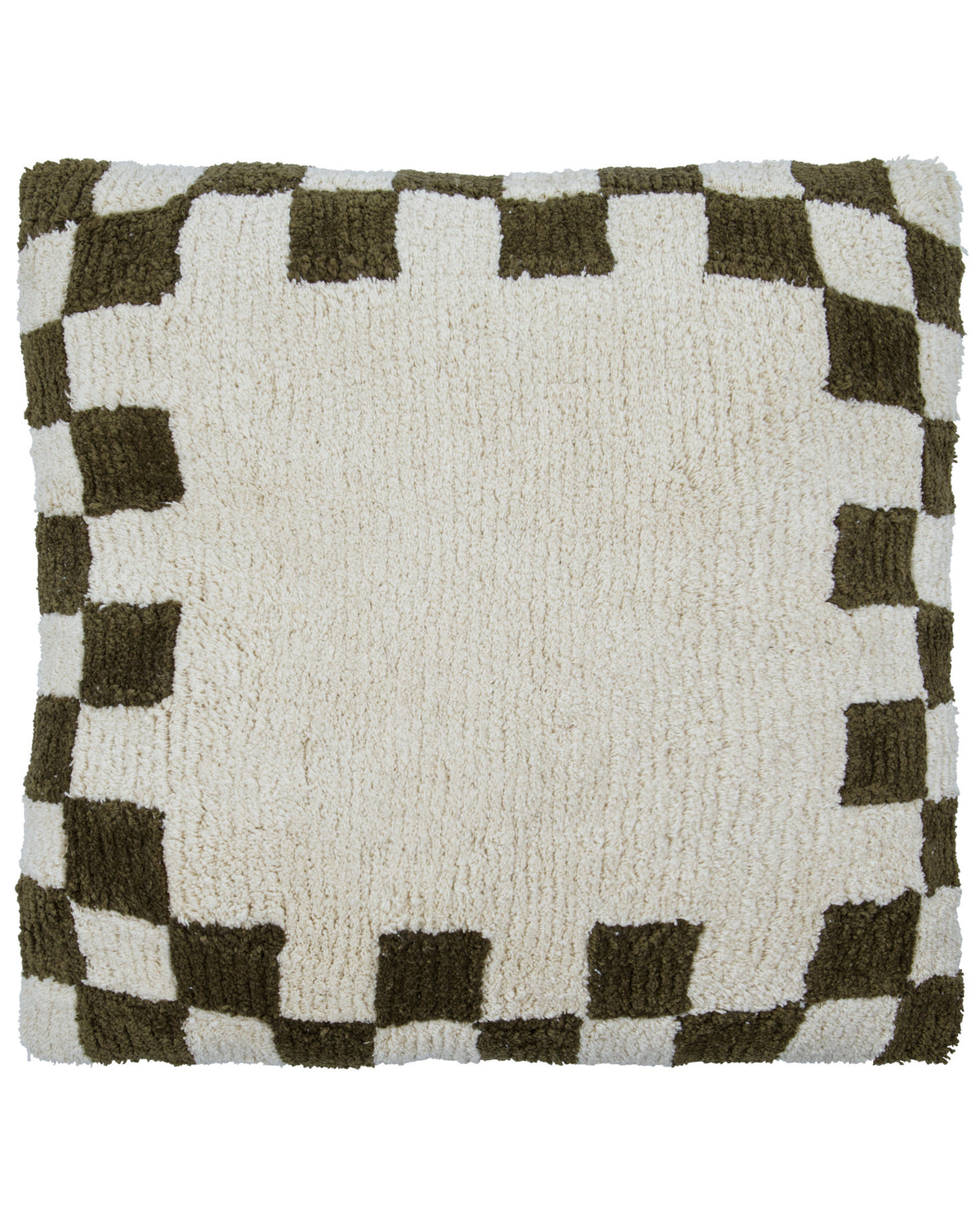 Kissenbezug, HDChess, Grün,Off-White in Grün, Off-White präsentiert im Onlineshop von KAQTU Design AG. Deko Kissenbezug ist von House Doctor