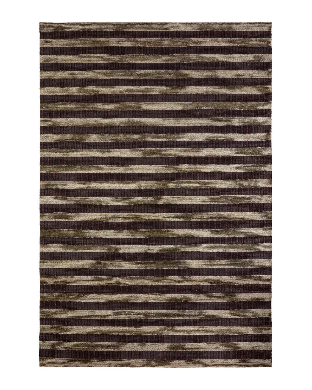 Teppich, HDBlock, Braun;Natur