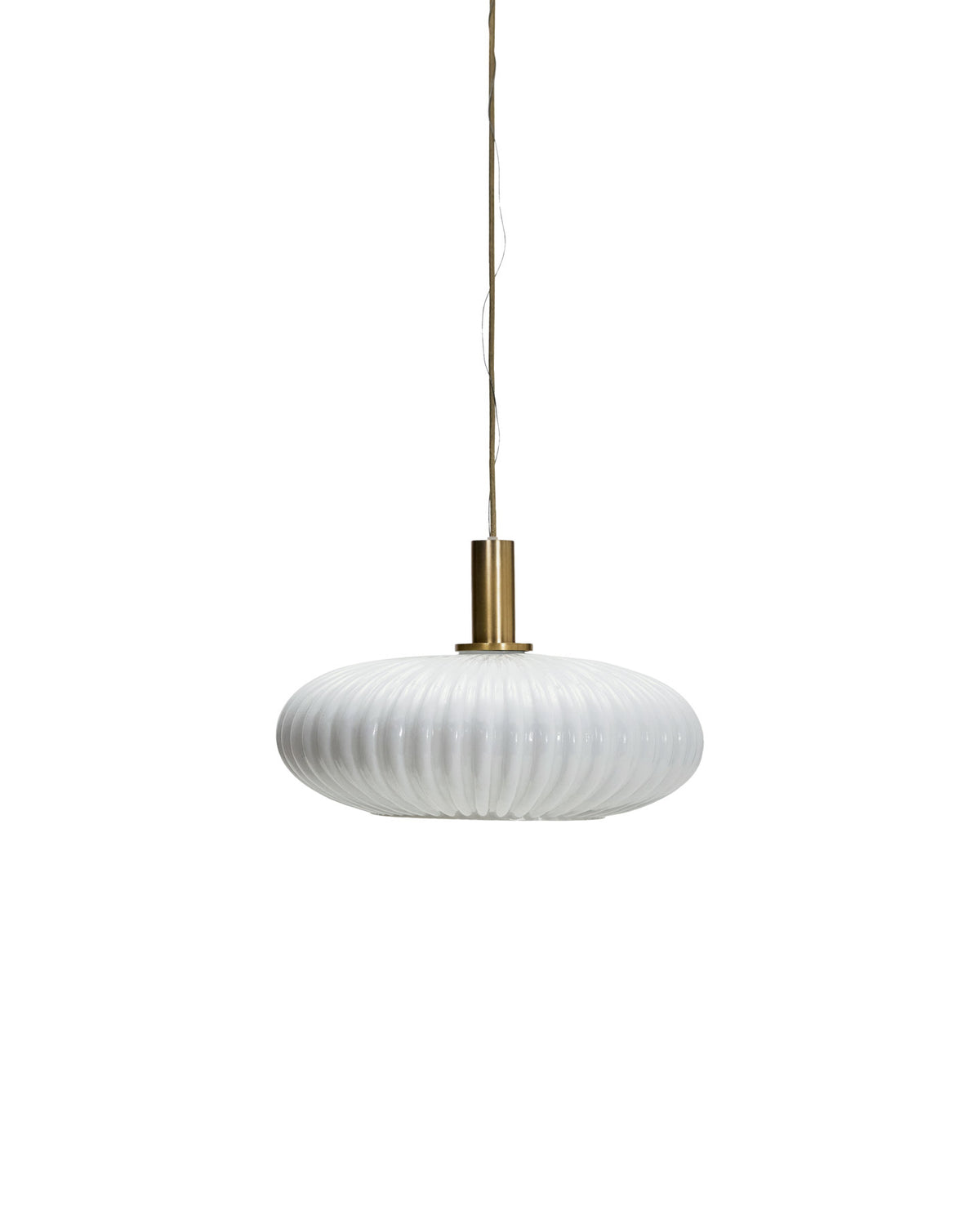 Lampe, HDFort, Antikes Messing-Finish;Off-White in Antikes Messing-Finish, Off-White präsentiert im Onlineshop von KAQTU Design AG. Pendelleuchte ist von House Doctor
