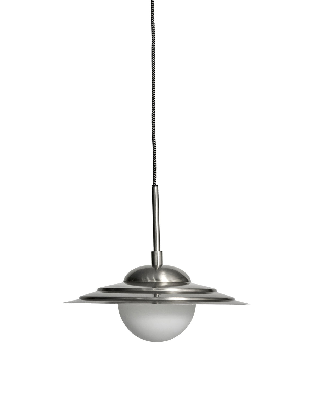 Lampe, HDCoin, Gebürstetes Silber-Finish;Mattweiss in Gebürstetes Silber-Finish, Mattweiß präsentiert im Onlineshop von KAQTU Design AG. Pendelleuchte ist von House Doctor