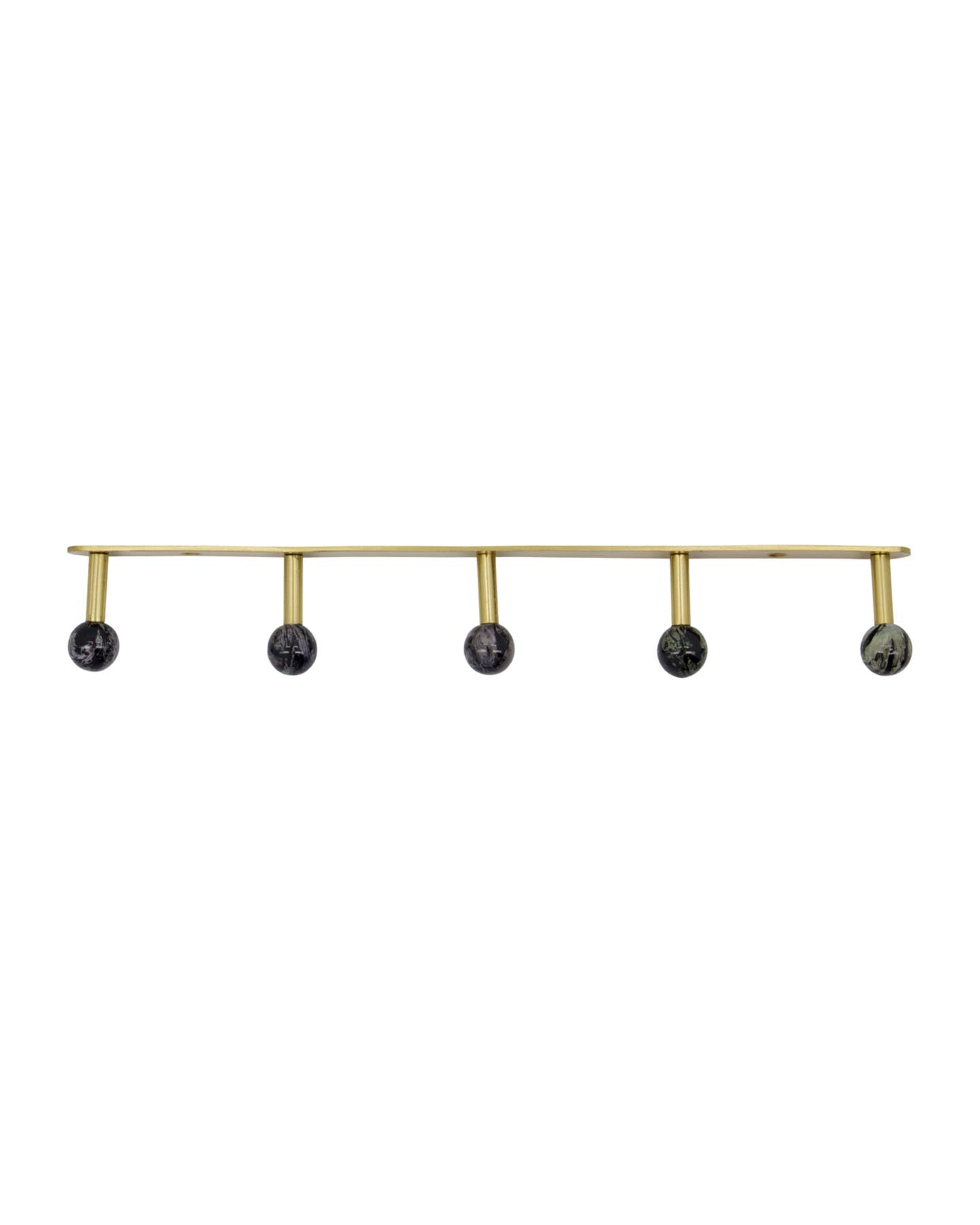 Entdecken Sie das stilvolle Rack HDBall in Schwarz von House Doctor – ein vielseitiges Wandboard mit handgefertigten Knöpfen für elegante Ordnung.