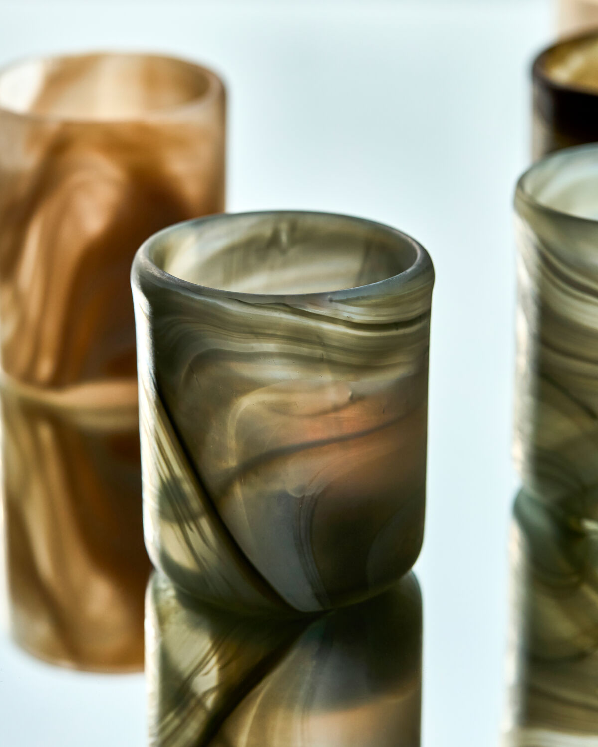 Teelichthalter, HDKae, Grau in Grau präsentiert im Onlineshop von KAQTU Design AG. Kerzenständer ist von House Doctor