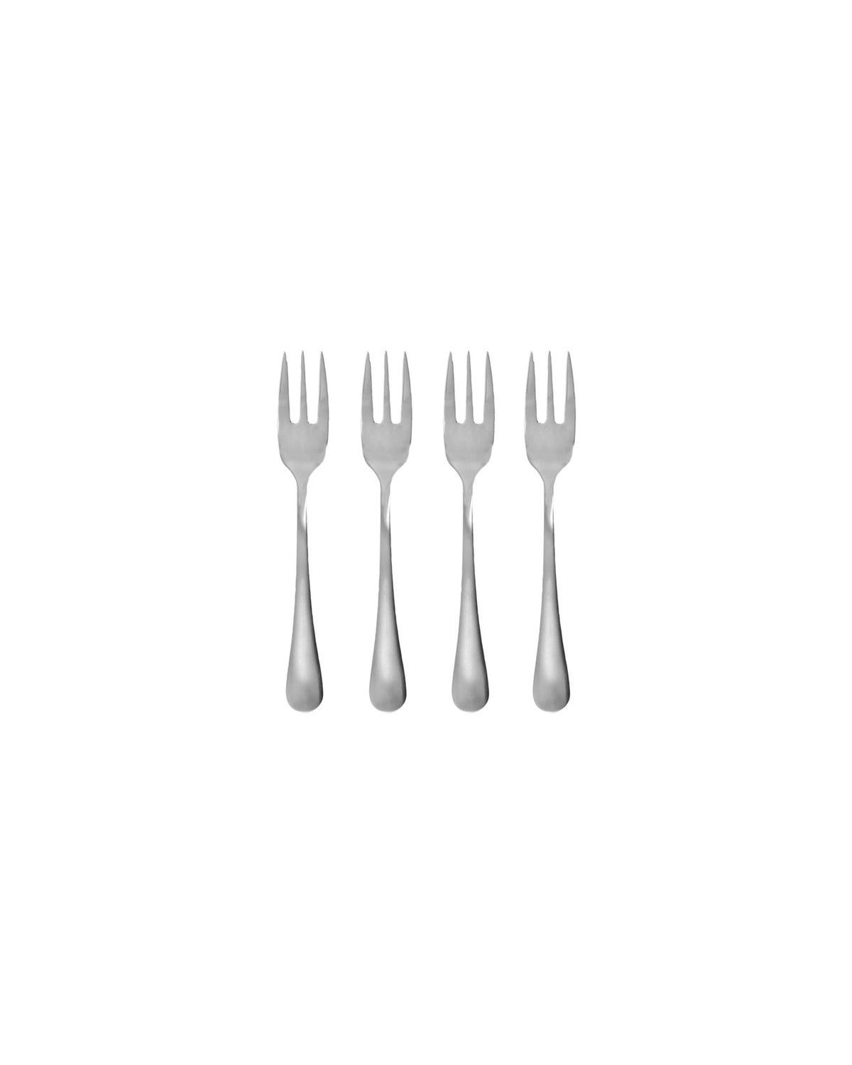 Kuchengabel, HDBrush, Silber-Finish in Silberfarben präsentiert im Onlineshop von KAQTU Design AG. Besteckset ist von House Doctor