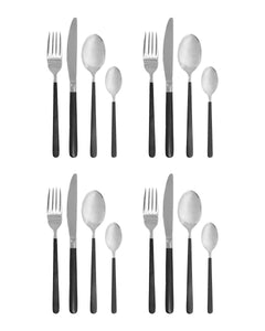 Ensemble de couverts, hdox, noir; argent